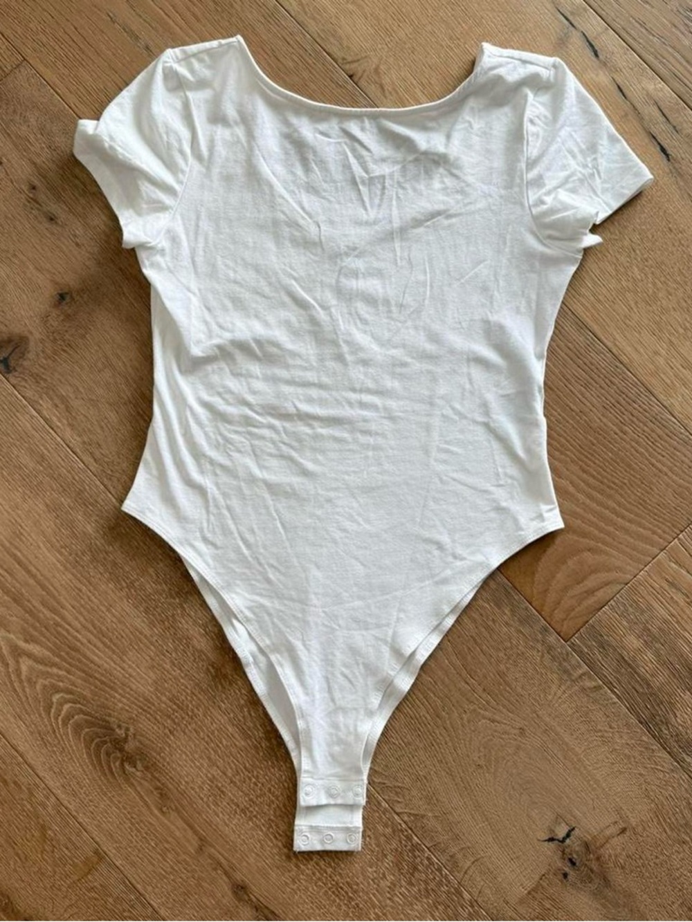 H&M Girls' White Short Sleeve One-Piece Bodysuit | Size M | Excellent Condition